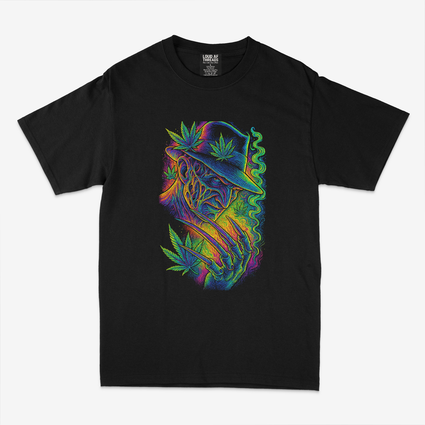Loud AF Threads - Bluntmare on Elm Street Tee