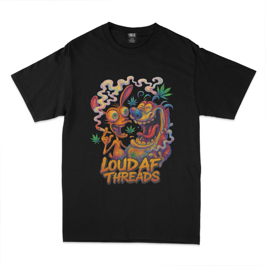 Loud AF Threads - Happy Happy Toke Toke Tee